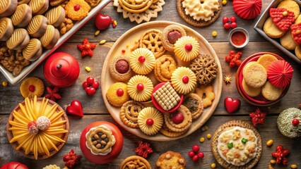 Assorted Festive Cookie Collection for Chinese New Year, Raya, Deepavali Celebrations