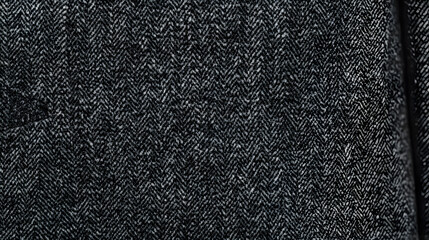 Fototapeta premium Dark gray suit wool fabric texture background