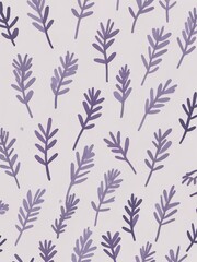 Fototapeta premium Purple Floral Pattern