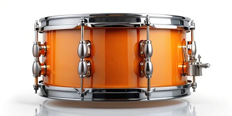 Obraz premium Panoramic drum isolated on white background
