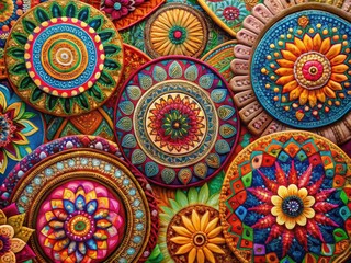 Captivating Abstract Patterns in Vivid Colors Creating a Unique Visual Experience for All Viewers