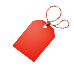 red sign on a white background