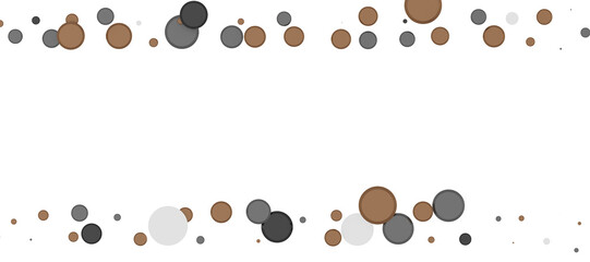 gold  serpentine confetti on transparent background. luxury isolated in PNG 3D