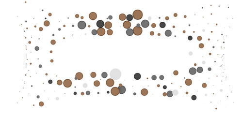 silver confetti explosion festive background