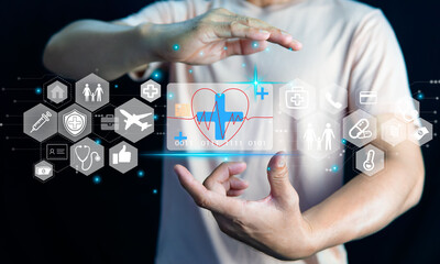 Life insurance cards, cashless, convenient, insurance covering travel accidents, and family health, men present health care in a suitable card form which is an important factor for living smartly.