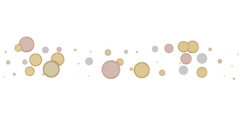 Glittering Spectacle: Captivating 3D Illustration of Glittery gold Confetti