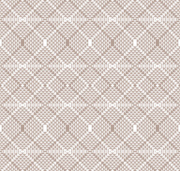 Seamless geometric mosaic pattern, mirroring design.