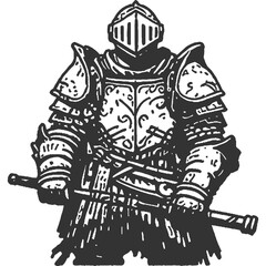 Wired Thoughts and Human Feelings Vintage Illustration Vector