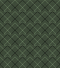 Seamless geometric mosaic pattern, mirroring design.