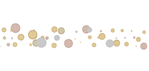 Glittering Spectacle: Captivating 3D Illustration of Glittery gold Confetti