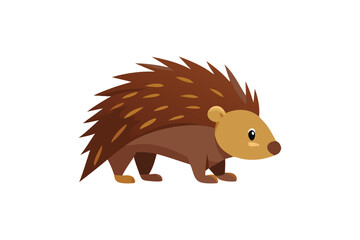  cute Porcupine vector art illustration