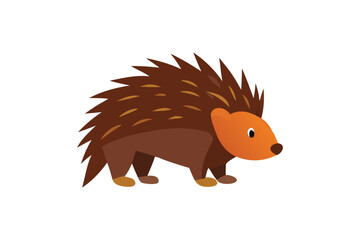  cute Porcupine vector art illustration