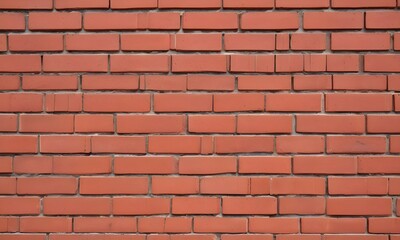 Obraz premium A red brick wall with diagonal rows of bricks