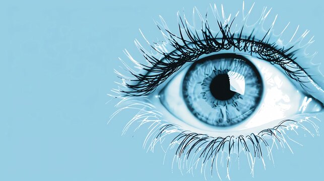 Ophthalmology, border, background wallpaper, blank in the middle, minimalism, negative space, used for postcard template