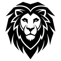Bold Lion Head Vector Illustration Ideal for Business Identity
