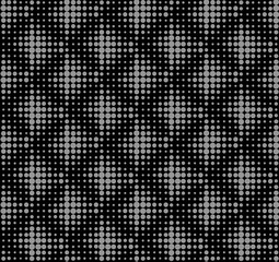 Seamless geometric mosaic pattern, mirroring design.