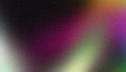 Dark pink magenta green blue color gradient grainy texture backdrop design background. Abstract modern noisy gradient soft colors, website header, poster and banner.