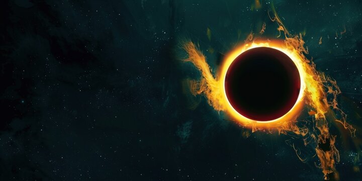 Eclipes sun space eclipse flames.