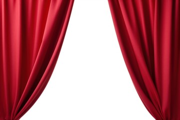 Opening the red curtain backgrounds elegance abstract.