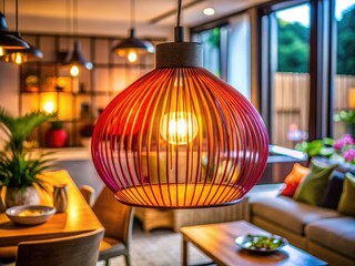 Elegant Hanging Light Lamp for Home Interior Decor, Modern Design, Warm Glow, Stylish Ambiance