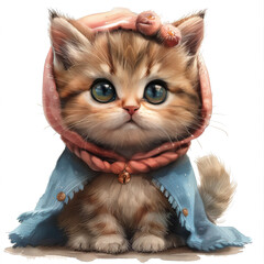 Close Up of a Cat With Blue Eyes