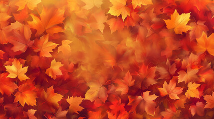 Fototapeta premium Autumn leaves background 