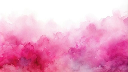 Fototapeta premium Pink abstract watercolor background with smudged texture, perfect for design projects