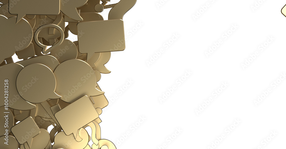 Poster hand holding using mobile phone with email icon on screen. concept of business communication