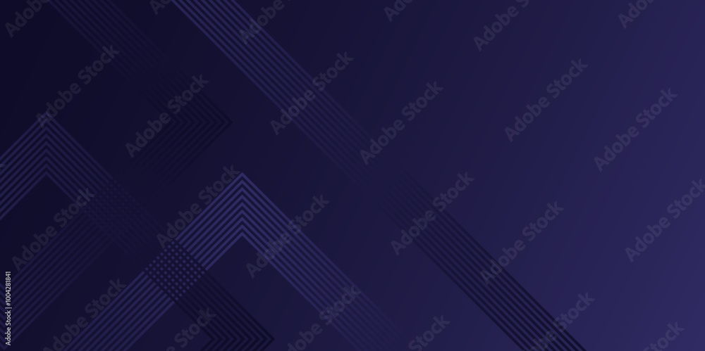 Fototapete Minimal dark blue black abstract modern background design. Dark blue abstract presentation background with overlap arrow shape layer. abstract graphic design banner pattern presentation background.
