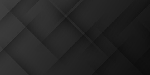 Naklejka premium Luxury abstract black grey business and technology concept Modern background. Abstract geometric, black background with diagonal stripes. Vector black grey abstract, science, futuristic, web template.
