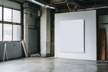 Polished Industrial Workspace with Minimalist Aesthetic