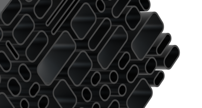 Abstract crystal background with refracting light and highlights in purple and yellow colors