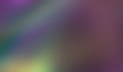 Dark purple blue green color gradient grainy texture backdrop design background. Abstract modern noisy gradient soft colors, website header, poster and banner.