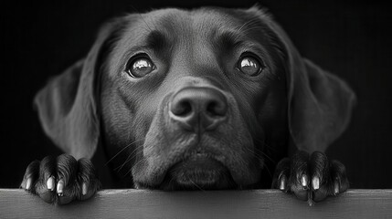 portrait of a german shorthaired pointer finely detailed in stark black and white capturing the dogs intelligent expression and sleek body the background softly blurred