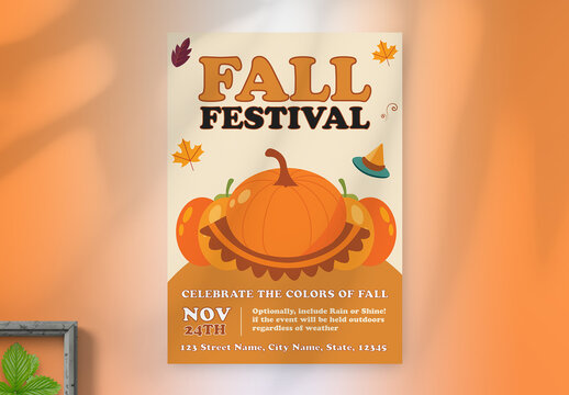 Fall Festival Flyer Layout