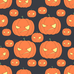 halloween seamless pattern