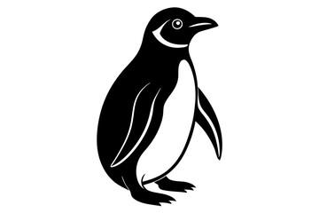 penguin on a white background