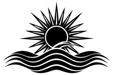 silhouette of the sun