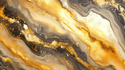 Golden Abstract Texture in Luxurious Light