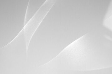 Obraz premium Abstract shadow drop on white wall background overlay mockup effect
