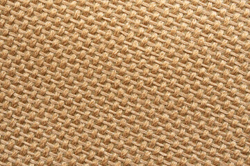 Brown linen canvas fabric texture background