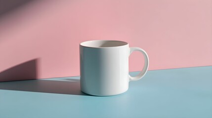 kubek, biały, ceramika, minimalistyczne, zbliżenie, szare tło, pastelowe, prostota, kawa, herbata, delikatne, jasne kolory, nowoczesny design, prosty styl, codzienność, czystość, picie, filiżanka, cod