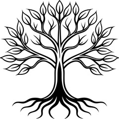 Obraz premium Symmetrical Tree of Connection