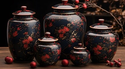 Celebration of love and luck through thoughtful gifts of tea sets and fruits, exchanged during a family gathering