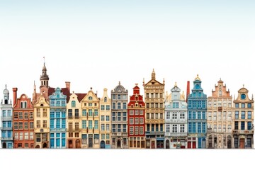 Naklejka premium Architecture metropolis cityscape outdoors.