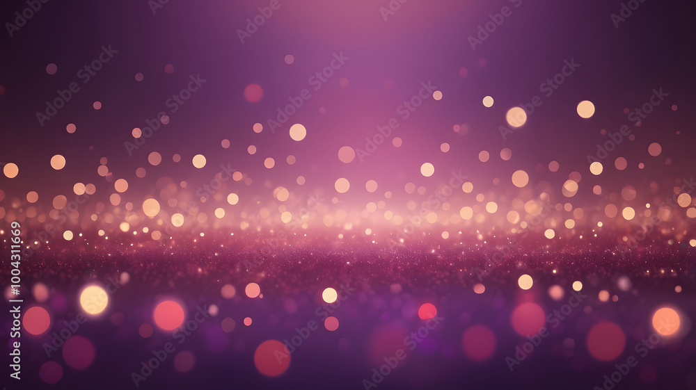 Poster purple glitter bokeh background: a captivating and elegant backdrop with a shimmering, shimmering pu