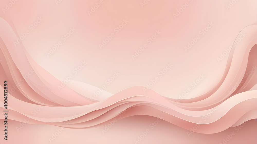 Poster abstract pink wave background: a delicate and ethereal background with soft pink waves, creating an 
