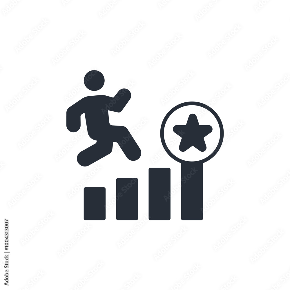 Poster challenge icon. vector.editable stroke.linear style sign for use web design,logo.symbol illustration