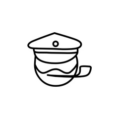 Nautical line vector icon