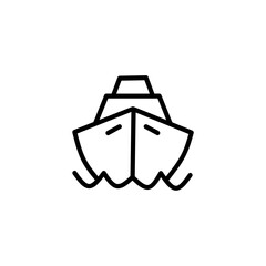Nautical line vector icon